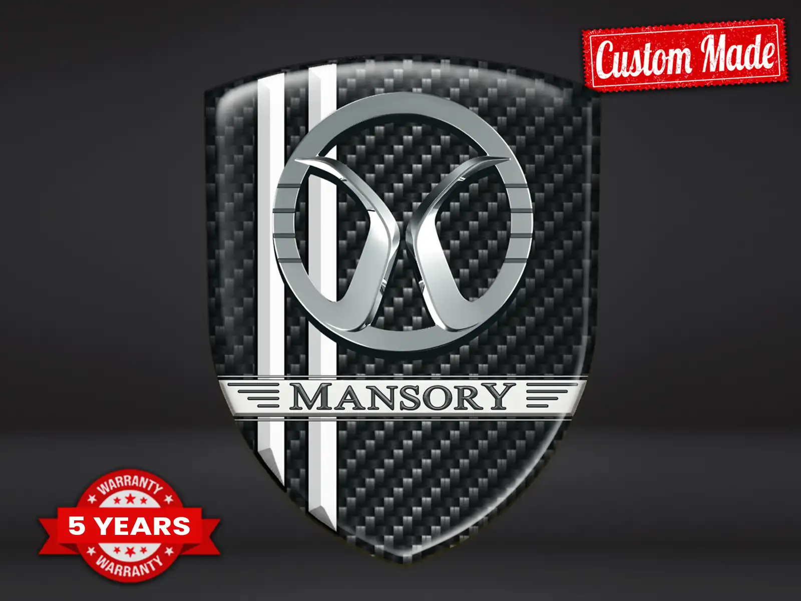 Mansory Heckscheibenaufkleber Stern Exklusiv Modern